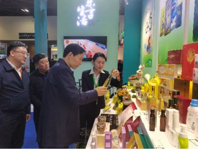 菏澤牡丹好品亮相"好客山東 好品山東"2023北京推介會